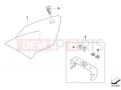 BMW Motorrad BMW 2012 S models S 1000 RR 12 (0524,0534) Stool cover