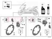 Brake service - BMW Motorrad C 600 Sport (0131, 0132) 2012