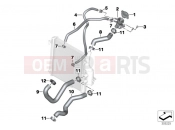 Coolant lines - BMW Motorrad C 600 Sport (0131, 0132) 2012
