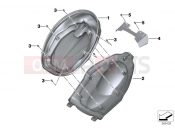 Storage compartment, rear - BMW Motorrad C 600 Sport (0131, 0132) 2012