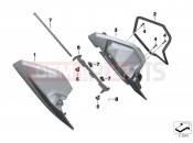 Storage compartment, right - BMW Motorrad C 600 Sport (0131, 0132) 2012