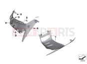 Fairing side panel, front - BMW Motorrad C 600 Sport (0131, 0132) 2012
