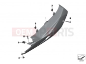 Running board, rear - BMW Motorrad C 600 Sport (0131, 0132) 2012