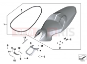 Bench seat - BMW Motorrad C 600 Sport (0131, 0132) 2012