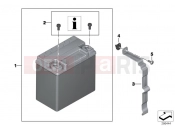 Battery AGM - BMW Motorrad C 600 Sport (0131, 0132) 2012