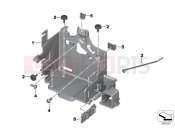 Battery tray - BMW Motorrad C 600 Sport (0131, 0132) 2012