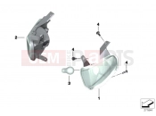Turn signals, front - BMW Motorrad C 600 Sport (0131, 0132) 2012