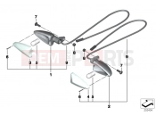 White direction indicator lights - BMW Motorrad C 600 Sport (0131, 0132) 2012