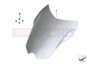 Windshield, Sport, tinted - BMW Motorrad C 600 Sport (0131, 0132) 2012