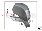 Backrest - BMW Motorrad C 600 Sport (0131, 0132) 2012