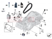 BMW Motorrad BMW 2012 C-Models C 650 GT (0133, 0134) Engine oil / maintenance service