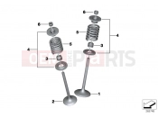 BMW Motorrad BMW 2012 C-Models C 650 GT (0133, 0134) Valves with springs