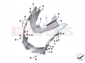 BMW Motorrad BMW 2012 C-Models C 650 GT (0133, 0134) Headlight bracket