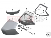 BMW Motorrad BMW 2012 C-Models C 650 GT (0133, 0134) Stowage compartment, center console