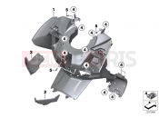 BMW Motorrad BMW 2012 C-Models C 650 GT (0133, 0134) Leg shield, upper