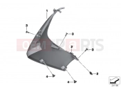 BMW Motorrad BMW 2012 C-Models C 650 GT (0133, 0134) Fairing side panel, front