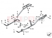 BMW Motorrad BMW 2012 C-Models C 650 GT (0133, 0134) Bracket for running board
