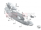 BMW Motorrad BMW 2012 C-Models C 650 GT (0133, 0134) Footboards