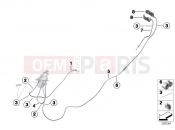 BMW Motorrad BMW 2012 C-Models C 650 GT (0133, 0134) Bowden cables