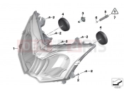 BMW Motorrad BMW 2012 C-Models C 650 GT (0133, 0134) Headlight