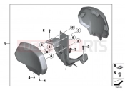 BMW Motorrad BMW 2012 C-Models C 650 GT (0133, 0134) Backrest