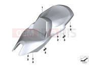 BMW Motorrad BMW 2012 C-Models C 650 GT (0133, 0134) Low-profile bench seat