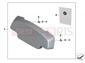 BMW Motorrad BMW 2012 C-Models C 650 GT (0133, 0134) Back padding TopCase 35 l
