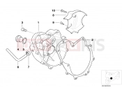 Engine housing cover, right - BMW Motorrad F 650 CS 04 (0177,0187) 2004