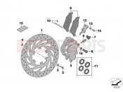 Front wheel brake - BMW Motorrad F 650 CS 04 (0177,0187) 2004