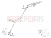 Brake pipe, front, not for ABS - BMW Motorrad F 650 CS 04 (0177,0187) 2004