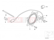 Front wheel brake, sensor/ring - BMW Motorrad F 650 CS 04 (0177,0187) 2004