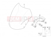 Windshield - BMW Motorrad F 650 CS 04 (0177,0187) 2004