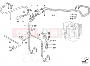 BMW Motorrad BMW 2004 R-Models 4V R 850 R 02 (0428) Brake line, Integral ABS, front