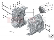 Screw connection, engine housing - BMW Motorrad R 1200 RT (0A03, 0A13) 2015