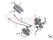 Exhaust flap - BMW Motorrad R 1200 RT (0A03, 0A13) 2015