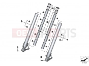 Fork slider - BMW Motorrad R 1200 RT (0A03, 0A13) 2015
