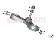 Lower fork cross brace - BMW Motorrad R 1200 RT (0A03, 0A13) 2015