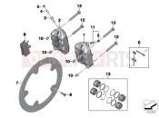 Front wheel brake - BMW Motorrad R 1200 RT (0A03, 0A13) 2015