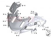 Trim cover upper section - BMW Motorrad R 1200 RT (0A03, 0A13) 2015
