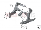 Front panel carrier - BMW Motorrad R 1200 RT (0A03, 0A13) 2015