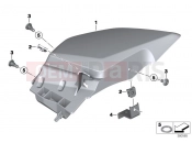 Trim for storage compartment, right - BMW Motorrad R 1200 RT (0A03, 0A13) 2015