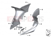 Engine spoiler - BMW Motorrad R 1200 RT (0A03, 0A13) 2015