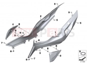 Tail trim - BMW Motorrad R 1200 RT (0A03, 0A13) 2015
