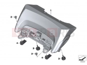 Seat bench adapter - BMW Motorrad R 1200 RT (0A03, 0A13) 2015