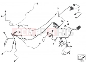 Various additional cable harnesses - BMW Motorrad R 1200 RT (0A03, 0A13) 2015