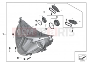 Headlight II - BMW Motorrad R 1200 RT (0A03, 0A13) 2015