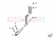 Bracket, flashing warning light, front - BMW Motorrad R 1200 RT (0A03, 0A13) 2015
