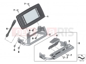 Control panel for radio/ microphone - BMW Motorrad R 1200 RT (0A03, 0A13) 2015