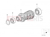 BMW Motorrad BMW 1994 R-Models 4V R 850 R 94 (0401,0406) 5-speed trans. intermediate shaft
