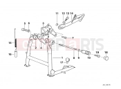 BMW Motorrad BMW 1994 R-Models 4V R 850 R 94 (0401,0406) Collapsible stand/side stand